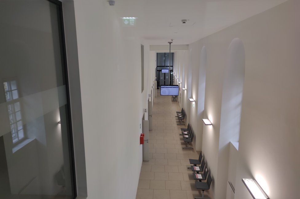 Blick vom Zwischengeschoß