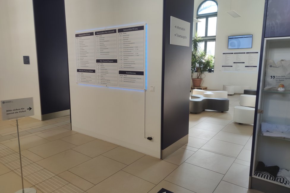 Infotafel Servicebeschreibungen